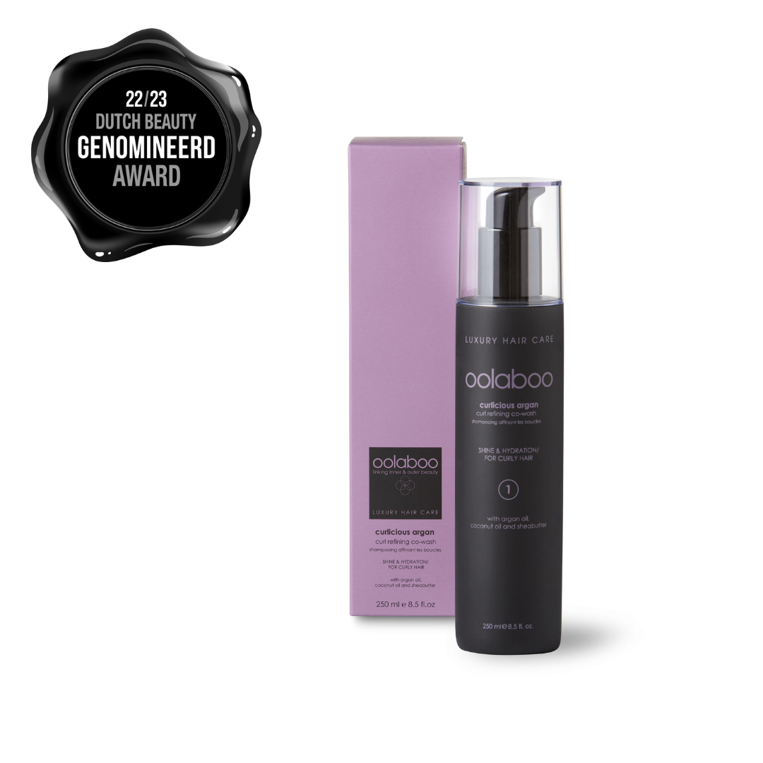 OOLABOO Curlicious Argan Curl Refining Co-wash 200ml - CG-proof co-wash stap 1 voor krullen