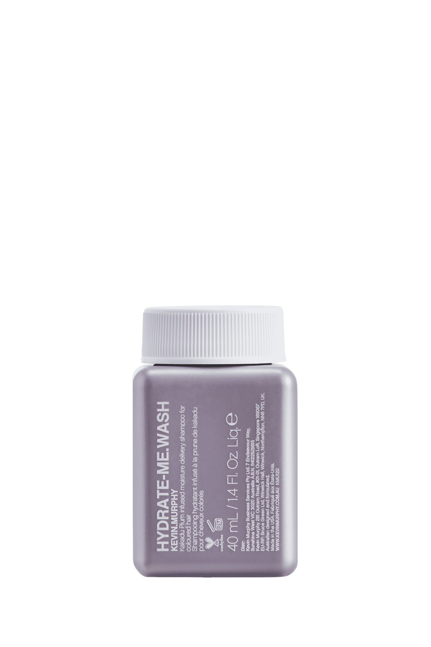 Geef je droge, dorstige lokken de ultieme hydratatie met deze luxe vochtinbrengende shampoo van KEVIN MURPHY. reis verpakking