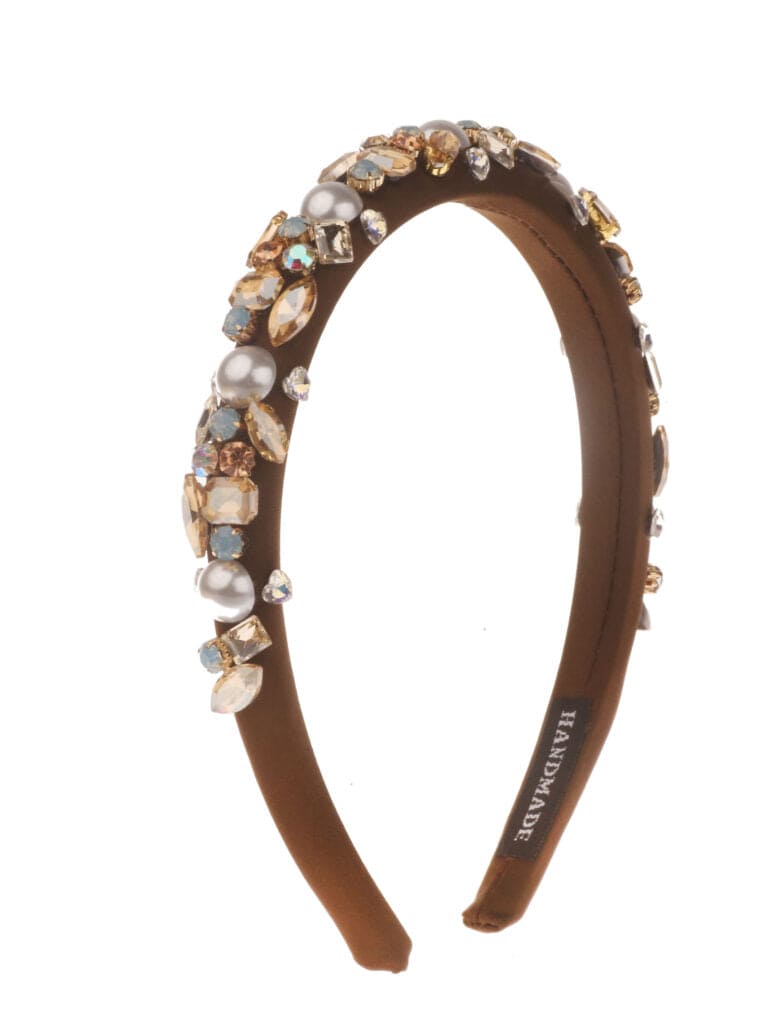 Kleurrijke haarband met strass, stijlvolle en sprankelende accessoire voor elke look!