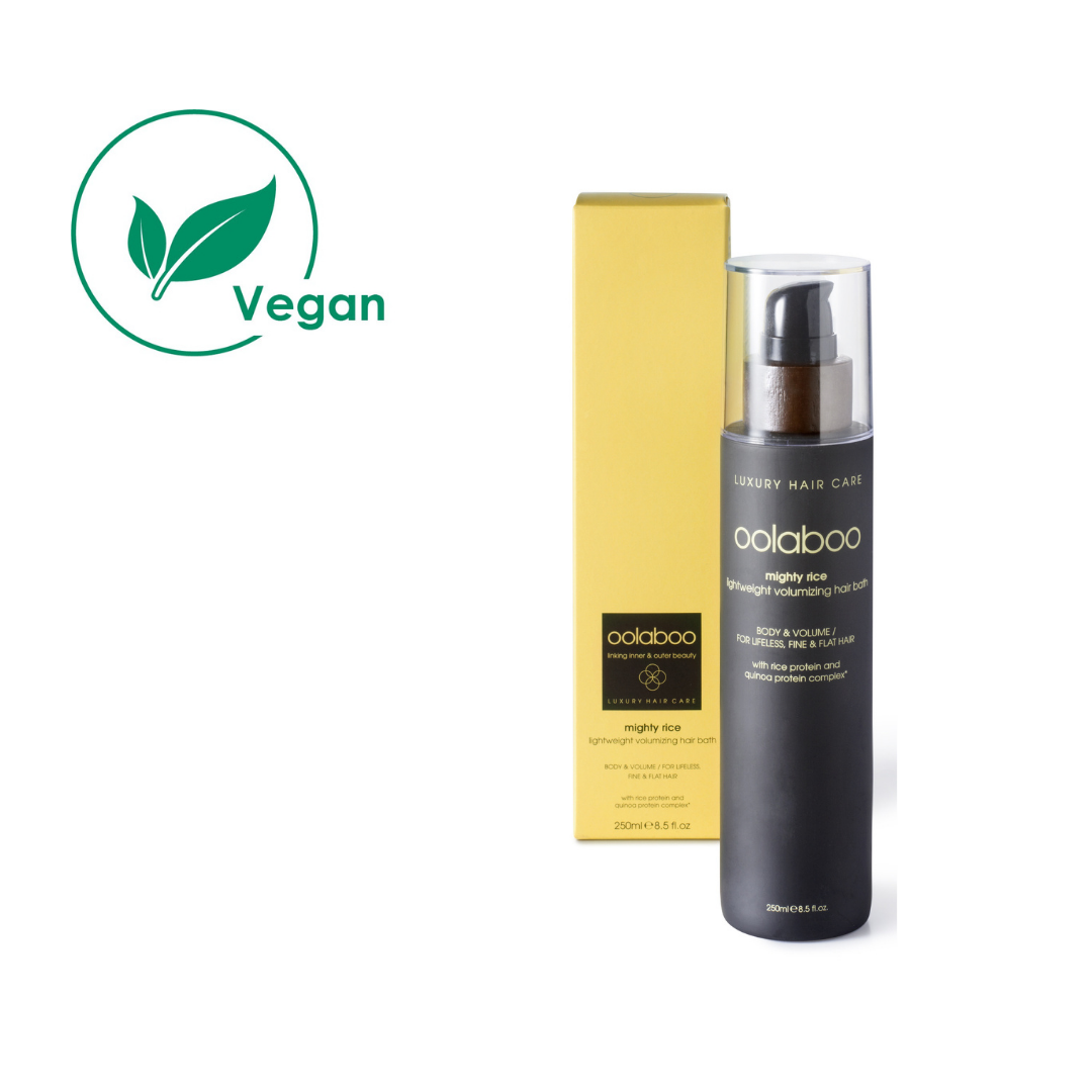 OOLABOO Mighty Rice Shampoo 250ml - versterkende volume shampoo met rijstproteïnen

