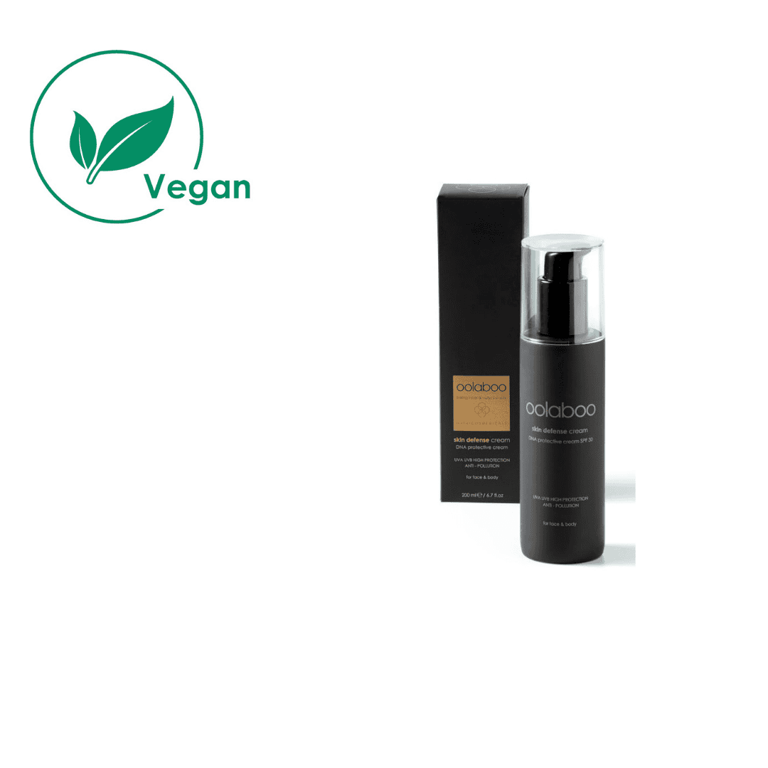 OOLABOO Skin Defense SPF 30 detail - UVA en UVB bescherming met DNA herstel