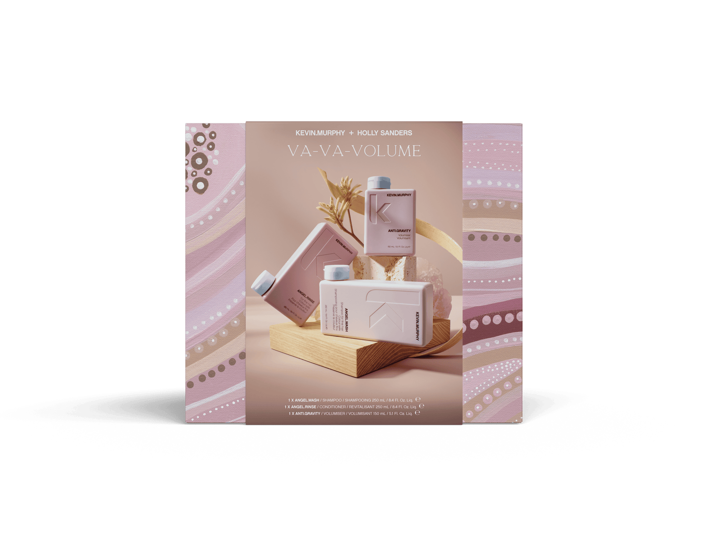 Kevin Murphy VA VA Volume Holiday Set cadeauverpakking met Angel Wash shampoo, Angel Rinse conditioner en Anti Gravity Oil