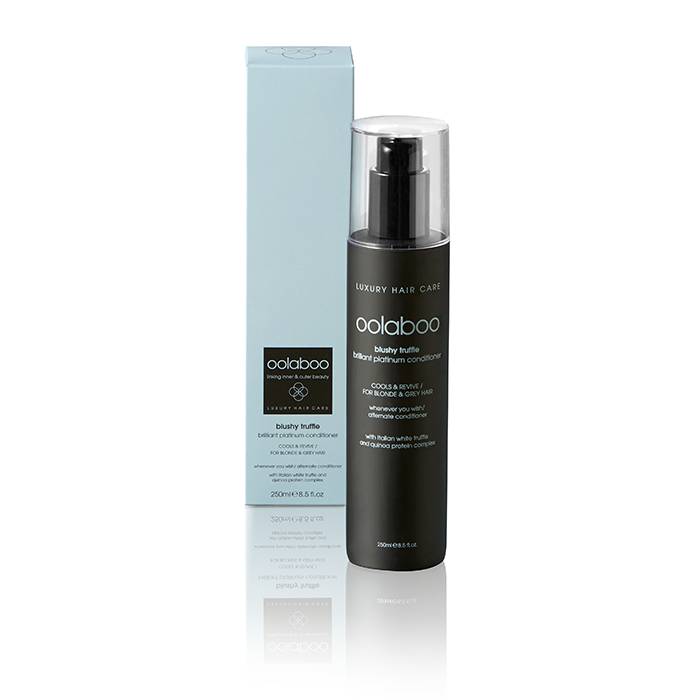 oolaboo blushy truffle platinum conditioner 250 ml, neutralissert geel/goud tinten