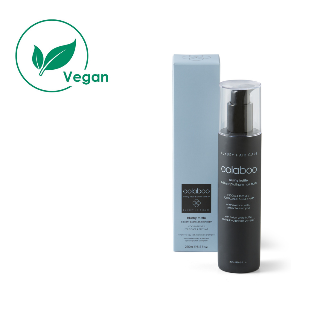 OOLABOO Blushy Truffle Platinum Shampoo 250ml - neutraliserende shampoo voor blond en grijs haar