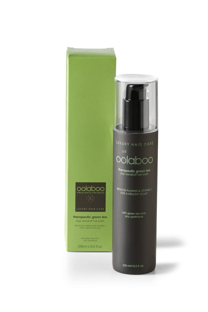 OOLABOO Therapeutic Green Tea Stop Dandruff Shampoo anti roos